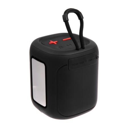Portable column A80, 8 W, 1200 mAh, backlight, Micro SD, black-4