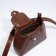 Women's bag with lightning, brown color