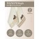 A set of wuffed napkins Diva Afrodita "Tiger", size 35x50 cm, 2 pcs
