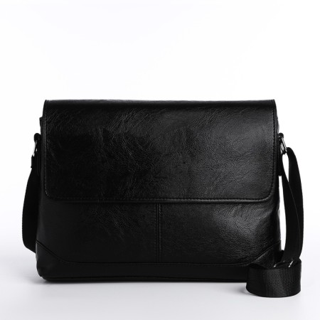 Male bag, black color-1