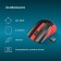 Mouse call 485MW black/red optical (1600DPI) Wireless USB for a laptop (3but)