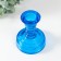 Christophf-3 candlestick Blue 10.5x8.5 cm