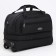 Road bag on wheels, a lightning department, with an increase, an outer pocket, black color