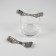 Candle Diy wick holder, metal, diam. holes 0.6 cm, 10 x 2.5 cm