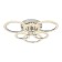 LED ceiling LED with Ambrella Light, Original, Fa414, 6xled, 90 watts, 6750LUM, 3000-6400K, chromium color
