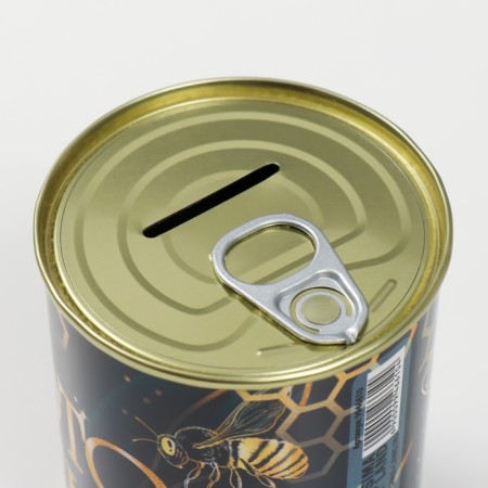 Pigger Bank Metal "Gold here"-4