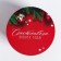 Round Gift box "Happy New Year", 17.5 x 20 cm, New Year