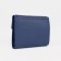 Women's wallet on the button, blue color