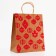 Tissing craft package, round handle, "Christmas tree toys" 33 x 25 x 12 cm, 120 g