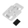 Luazon phone stand, folding, adjustable, rubber inserts, white