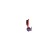 Mormyshka column black, red abdomen + ball 3d, weight 0.3 g