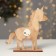 New Year's decor with the backlight "Unicorn with the bell" 21.5 × 5 × 23 cm, pink