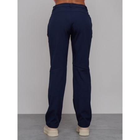Sports female trousers, size 48, dark blue color-11