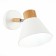 Wall lamp EVOLUCE. Sle103701-01. BUVE. 1x60 watts, E27, 16x18 cm, color light wood, white