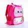 Baby backpack on lightning, 2 outer pockets, pink color