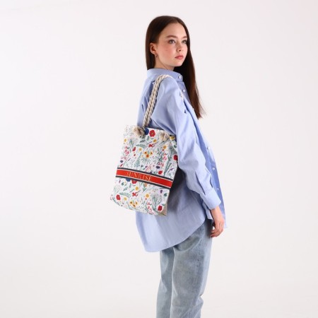 Women's beach bag "Sunrise", 35x40 cm-6