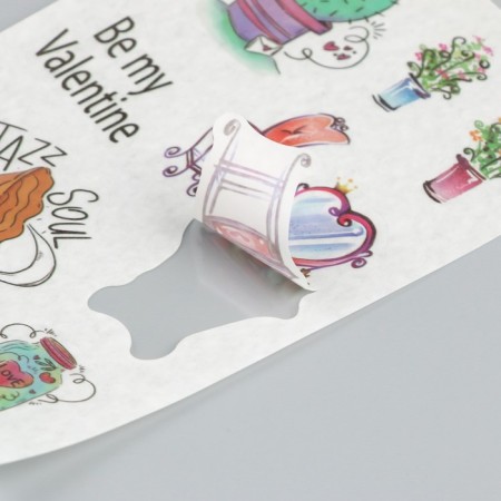 Stick Paper "Summer Day" set of 6 sheets 18.6x10 cm-5