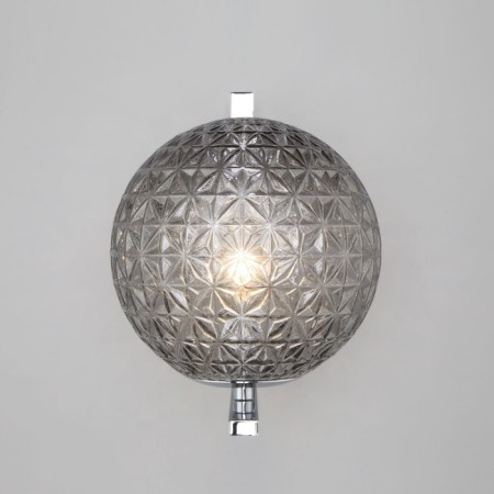 Sconces with a glass ceiling Shape, 60W, E14, 28x20x25 cm-2