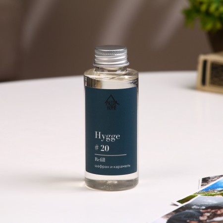 Filler for aromatic diffuser hugge #20 saffron and caramel 100 ml-1