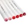 Meshu bilateral markers for sketching, 6 colors (pink colors)
