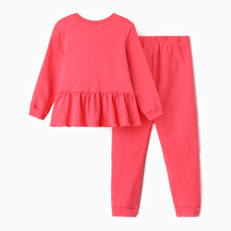 Kids (jumper, pants) minku, coral color, height 92-98 cm-10