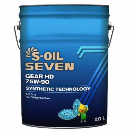 Car oil S-Oil 7 Gear HD 75W-90, 20 liters