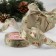 A satin ribbon "New Year's forest", 25 mm, 23 ± 1 m, beige color No. 067