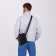 Male bag, Fidelio Largo, genuine leather, black color