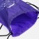 Bag for shoes on the lace, purple color
