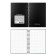 Notebook A6 (102 x 146 mm), 80 sheets in a cage on a spiral Erichkrause Total Black, plastic cover, offset block, white 100%, black