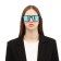 Sunscreen glasses "OneSun", UV 400, pipe 14 cm, width 14.5 cm, lens 4.3 x 5.5 cm, flex