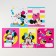 Notebook in a ruler of 12 sheets, 5 types of mix, cover coated paper, Minnie Mouse