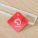 Holder for paper towels of a suspended share, 26x11 × 1.2 cm, white color