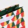 Laminated horizontal "Christmas tree", 15 x 12 x 5.5 cm, New Year