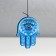 Wind music metal, tree "Abhai mudra" 3 bells h = 34 cm
