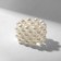Ring of pearls "Tenderness", white color