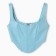 Women's corset leather, p. M, blue