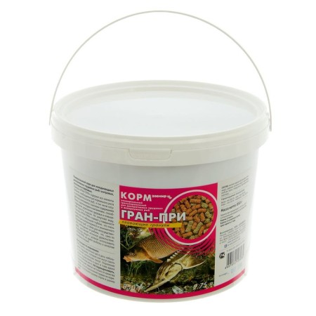 Field for fish zoomir "Grand Prix" floating granules, bucket 2.75 l, 850 g