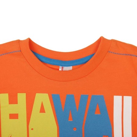 T -shirt for a boy, height 110 cm, orange color CSK 61575 (147)-1