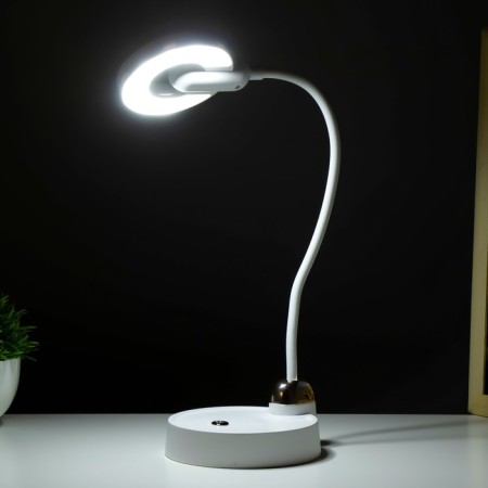 Bloom table lamp LED 3W AKB USB white 11.5x13x45 cm Risalux-2