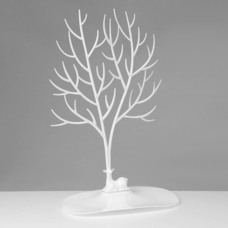 Story for jewelry "Deer", 25 × 15 × 41 cm, rectangular base, white color-1