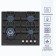Hon surface Delvento V60H41S001, gas, 4 burners, black