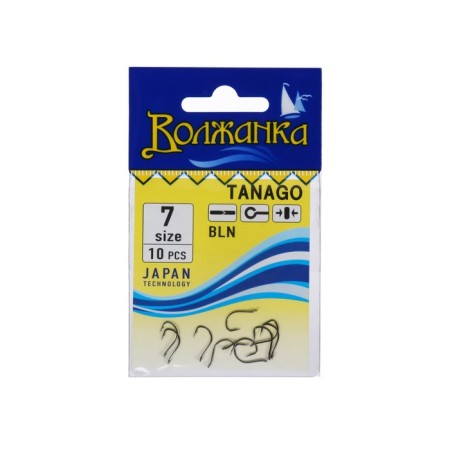 Hooks "Volzhanka", series Tanago, No. 7, 10 pcs.