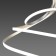 Suspended chandelier Mantra Nur, Led, 6200lm, 3000k, 1100 mm, silver color