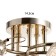 Erion chandelier 5he27 40W gold 56x56x22 cm Bayerlux