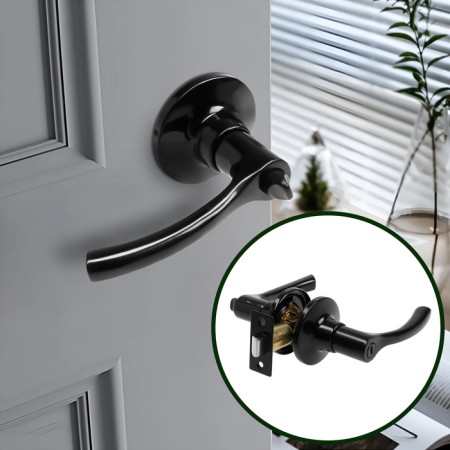 Stiling (fashion 3186), interior, latch, glossy black color