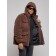 Plush jacket, size 56, brown color