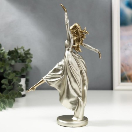 Souvenir Polystone "Girl - Running in the Wind" 26x7x17 cm-2
