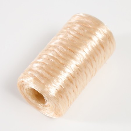 Gingerbread for manual knitting 100% polypropylene 200m/50g. (06-gold)-1