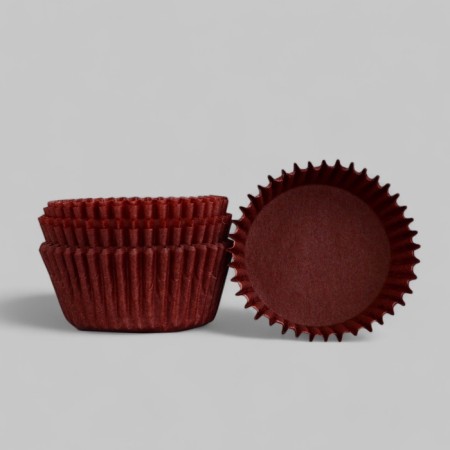 Tartlet, brown, 5 x 2.5 cm